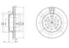 Купити Гальмівний диск Volvo 740, 760, 940, 960 Delphi bg2425 (фото1) підбір по VIN коду, ціна 1248 грн.