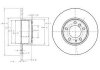 Купити Тормозний диск BMW E34 Delphi bg2430 (фото1) підбір по VIN коду, ціна 1511 грн.