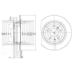 Тормозные диски Delphi bg2431