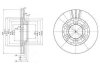 Купить Тормозной диск Mitsubishi Pajero, L200 Delphi bg2561 (фото1) подбор по VIN коду, цена 3080 грн.