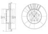 Купити Гальмівні диски Toyota Carina, Camry, Celica Delphi bg2596 (фото1) підбір по VIN коду, ціна 1151 грн.