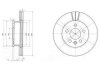 Купить VW Диск тормозной перед.(вентил.) VW T4 Volkswagen Transporter Delphi bg2717 (фото1) подбор по VIN коду, цена 1581 грн.