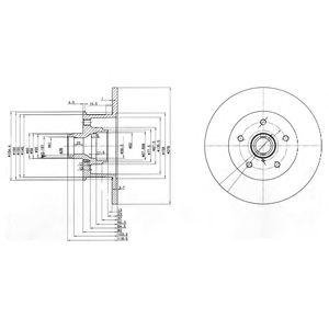 Тормозные диски Delphi bg310