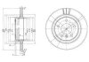 Купить Тормозные диски крашеные BMW E46 Delphi bg3530c (фото1) подбор по VIN коду, цена 3464 грн.