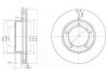 Купити Гальмівний диск Lexus LX, Toyota Land Cruiser Delphi bg3558 (фото1) підбір по VIN коду, ціна 3864 грн.