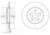 Купить Тормозний диск Ford Mondeo, Jaguar X-type Delphi bg3663c (фото1) подбор по VIN коду, цена 1250 грн.