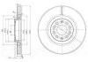 Купить Тормозной диск Audi A6, A4, Allroad Delphi bg3714 (фото1) подбор по VIN коду, цена 5462 грн.