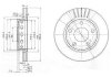 Купить Тормозной диск Audi A4, Volkswagen Passat Delphi bg3785 (фото1) подбор по VIN коду, цена 2542 грн.