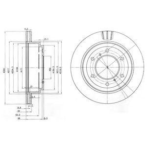 Тормозные диски Delphi bg3813