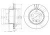 Купити Гальмівні диски фарбовані BMW F20, E81, F21, E87, F22, F23 Delphi bg3899c (фото1) підбір по VIN коду, ціна 1782 грн.