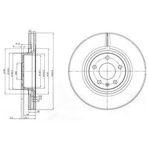 Тормозной диск Delphi bg3939