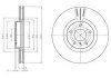 Купить Тормозной диск Nissan Murano, Infiniti G, M Delphi bg4107 (фото1) подбор по VIN коду, цена 4558 грн.