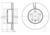 Купить Тормозные диски крашеные BMW E91, E90, X1, F30, E92, E93, F31, F32, F33, F36, F22 Delphi bg4172c (фото1) подбор по VIN коду, цена 2217 грн.