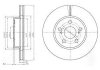 Купить Тормозные диски Toyota Prius Delphi bg4269 (фото1) подбор по VIN коду, цена 1392 грн.