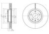 Купить AUDI Диск тормозной передний 320mm A4/A5/A6/Q5 08- Audi A7, A6, Q5, A5, A4 Delphi bg4346c (фото1) подбор по VIN коду, цена 2627 грн.