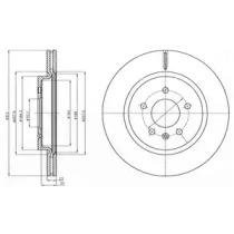 Тормозные диски крашеные Delphi bg4388c