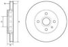 Купить VW Диск тормозной передний.Up,Load,Skoda Citigo,Seat 11- Delphi bg4647c (фото1) подбор по VIN коду, цена 1392 грн.