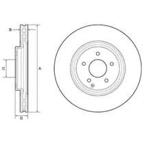 Тормозные диски Delphi bg4660