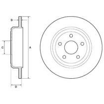 Тормозные диски Jeep Grand Cherokee Delphi bg4772c