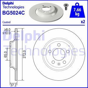 Тормозной диск Delphi bg5024c