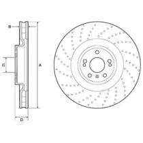 Гальмівний диск Delphi bg9185c