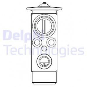 Розширювальний клапан кондиціонера Delphi cb1024v