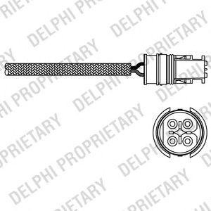 Датчик кисню Mercedes W140, C140, W202, Volkswagen Passat, Volvo 850, Mercedes W210, S210, M-Class, CLK-Class, W220, C215 Delphi es20288-12b1