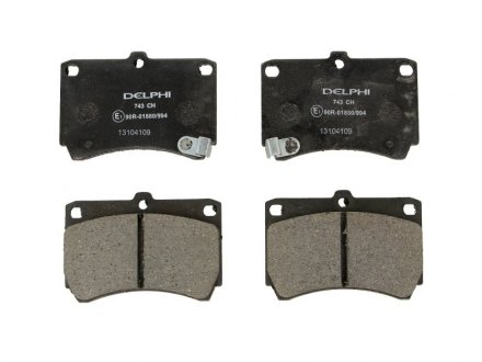 Гальмівні колодки, дискові Mazda 323, KIA Rio Delphi lp0743