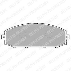 Купить Тормозные колодки дисковые Nissan Patrol Delphi lp1305 (фото1) подбор по VIN коду, цена 1051 грн.