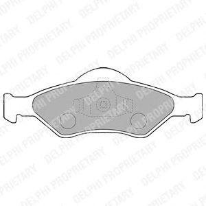 Купить A_тормозные колодки дисковые FORD Courier/KA/Fiesta "F "99-08 Ford Fiesta, KA Delphi lp1470 (фото1) подбор по VIN коду, цена 875 грн.