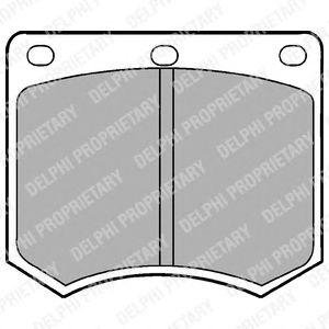 Купить FORD Тормозные колодки передние Taunus,Granada Ford Escort Delphi lp154 (фото1) подбор по VIN коду, цена 556 грн.