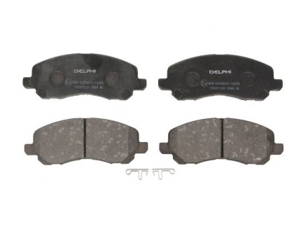 Комплект тормозных колодок из 4 шт. дисков Mitsubishi Outlander, Pajero, L200, Galant, Lancer Delphi lp1684