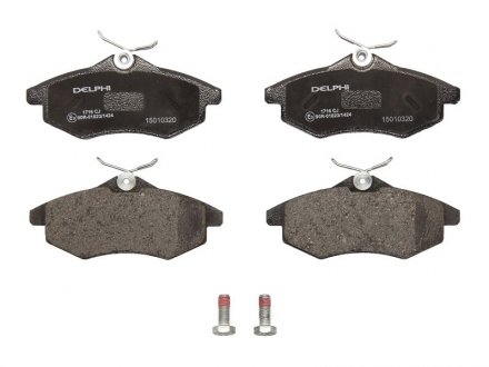 Колодки гальмівні (передні) Citroen C2 03-12/Citroen С3 02- (Trw) Delphi lp1716