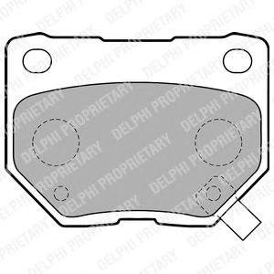 Купить A_тормозные колодки дисковые SUBARU Impreza "R "00-07 Subaru Impreza Delphi lp1780 (фото1) подбор по VIN коду, цена 953 грн.