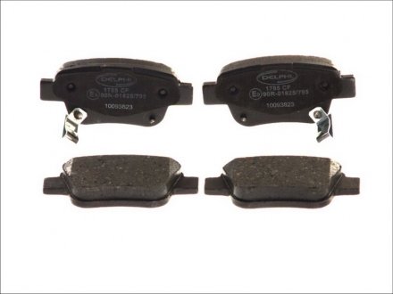 Комплект тормозных колодок из 4 шт. дисков Toyota Avensis, Corolla, Previa Delphi lp1785