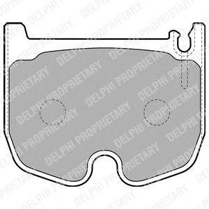 Купити Гальмівні колодки, дискові Mercedes W220, CLK-Class, C215, CLS-Class, W221 Delphi lp1841 (фото1) підбір по VIN коду, ціна 1988 грн.