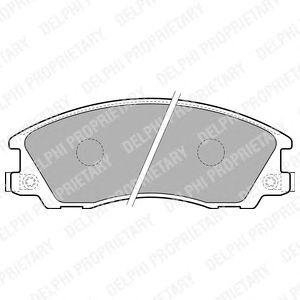 Тормозные колодки дисковые Hyundai Terracan Delphi lp1853