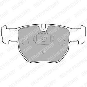 Купить A_тормозные колодки дисковые LAND ROVER Range Rover III (LM) "F "02-12 Land Rover Discovery, Range Rover Delphi lp1863 (фото1) подбор по VIN коду, цена 1573 грн.