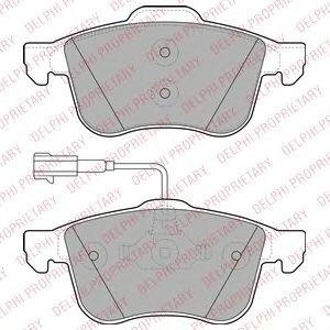 FIAT Тормозн.колодки передн.Alfa Romeo 159 05- Delphi lp1959