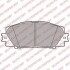 Купить Тормозные колодки дисковые TOYOTA Yaris &quot;F &quot;05&gt;&gt; Toyota Yaris Delphi lp2006 (фото1) подбор по VIN коду, цена 1099 грн.