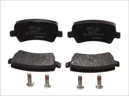 Комплект тормозных колодок из 4 шт. дисков Volvo V60, V70, XC60, S80, XC70, S60 Delphi lp2008