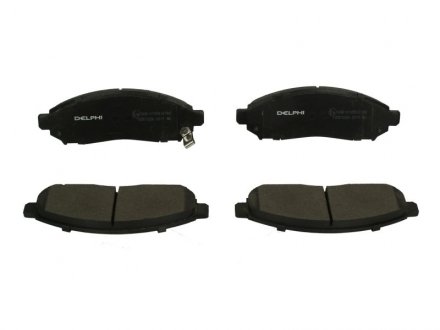 Комплект тормозных колодок из 4 шт. дисков Nissan Leaf, Navara, Pathfinder Delphi lp2011