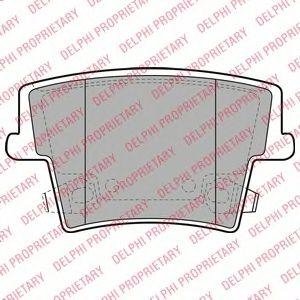 Купить CHRYSLER Тормозные колодки задние.300C 04- Chrysler 300C, Lancia Thema Delphi lp2035 (фото1) подбор по VIN коду, цена 1259 грн.