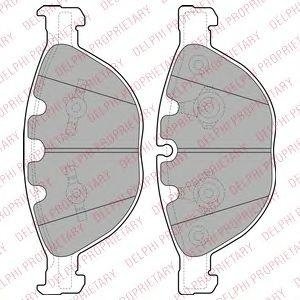 ГАЛЬМІВНІ КОЛОДКИ ДИСКОВІ BMW E65, E66, E60, E61, E64, E63 Delphi lp2041