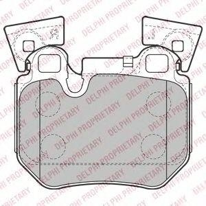 Купить Тормозные колодки дисковые BMW E91, E93, E90, E81, Renault Laguna, BMW E82, E88, E92, E87 Delphi lp2121 (фото1) подбор по VIN коду, цена 1416 грн.