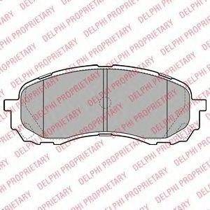 Купить A_тормозные колодки дисковые SUBARU Impreza "F "00>> Subaru Impreza Delphi lp2128 (фото1) подбор по VIN коду, цена 1196 грн.