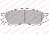 Купити Комплект гальмівних колодок з 4 шт. дисків Nissan Almera Delphi lp2184 (фото1) підбір по VIN коду, ціна 1116 грн.