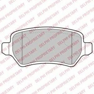 Купить Тормозные колодки, дисковые Opel Meriva, Astra, Zafira Delphi lp2209 (фото1) подбор по VIN коду, цена 1003 грн.