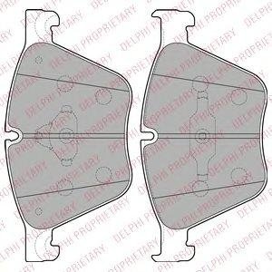 Тормозные колодки дисковые BMW 5(F07)/X6(E71) "F "09>> BMW X6, X5 Delphi lp2210