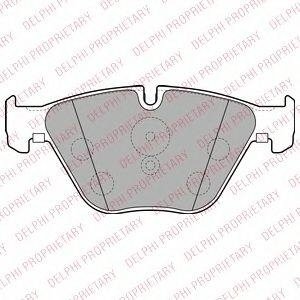 Купить Тормозные колодки дисковые BMW F10, F12, F13, F11, E65, E66, F06 Delphi lp2245 (фото1) подбор по VIN коду, цена 1958 грн.